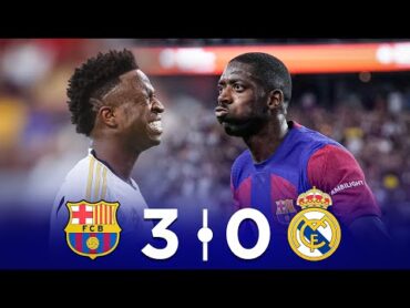 كلاسيكو المتعة ● ريال مدريد وبرشلونة 03  جنون فارس عوض 🔥