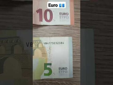 Euro 💶 5,10 currency euro cash