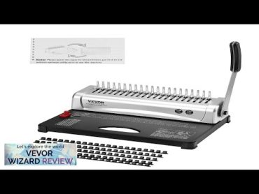 VEVOR Binding Machine Comb Binding Machine 21Holes Binding 450 Sheets Book Binder Review