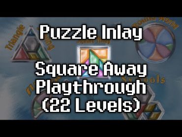 Puzzle Inlay  Square Away Playthrough (22 Levels)