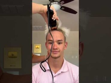 SHAVING HIS ENTIRE HEAD