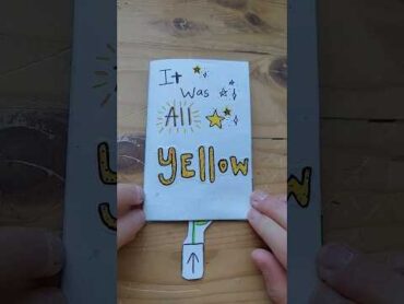 Yellow by Coldplay,  Credit to Stainedhands. art lyricsbook