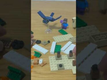 レゴで組み立てたかわいいラクダとアレックスとファントム shorts lego minecraft レゴらじお