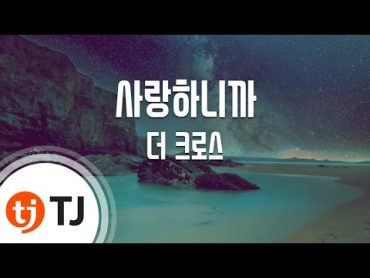 [TJ노래방] 사랑하니까  더 크로스(The Cross) / TJ Karaoke