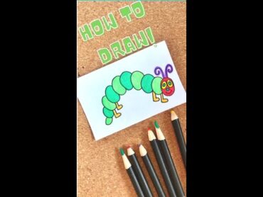 Draw The Very Hungry Caterpillar Easy!  Bri Reads Shorts