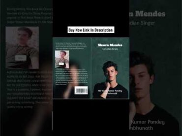 Shawn Mendes  Biography Book  shorts  Canadian Singer  viral  shawnmendes  fiction