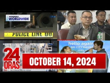 24 Oras Express: October 14, 2024 [HD]