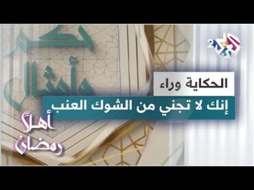 الحكاية وراء مثل إنك لا تجني من الشوك العنب  حكم وأمثال