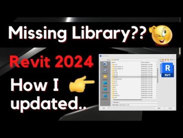 مكتبة محتوى الريفيت  2024 المفقودة  كيفية تحديث مكتبة الريفيت  2024  2024 install Revit library