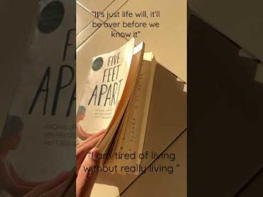 Five feet apart🫶. ishot photography books booktube bookstagram bookreview fivefeetapart