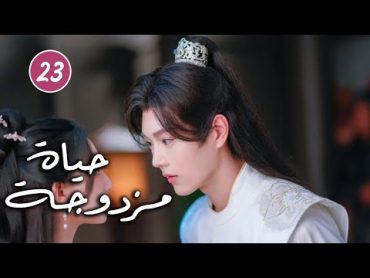 رجل يتظاهر بالغباء و فتاة تحاول حماية اختها الصغيرة الحلقة 23  ( حياة مزدوجة  Double Life )