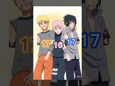 Naruto Uzumaki, Sakura haruno, Sasuke Uchiha Evolution sakamachi