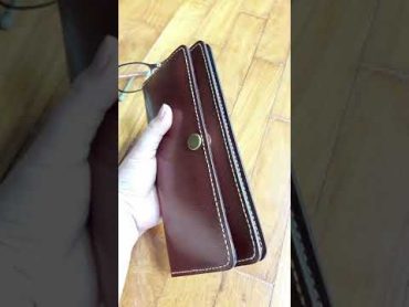 Make a Classic Long wallet using leather