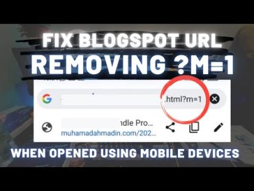 Menghapus ?m=1 pada Blogger