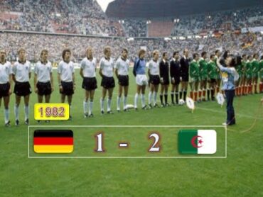 مباراة الجزائر  المانيا 21 مونديال 1982 و تألق عصاد بلومي ماجر و سرباح algeria vs germany 1982