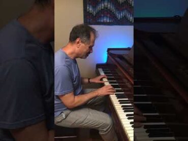 Bach’s Prelude in C, in the style of Elton John! shorts piano