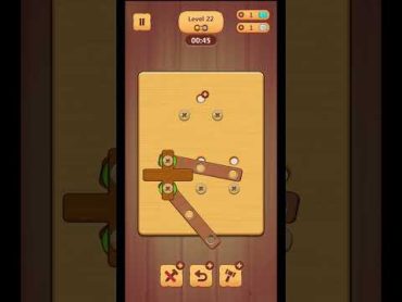 Wood Puzzle Level 22: The Shortest War in History  games gaming gamingshorts gamingcommunity