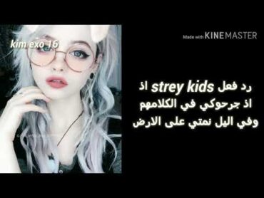 رد فعل stray kids  إذ جرحوكي في الكلامهم  وفي اليل نمتي على الأرض + الوصف