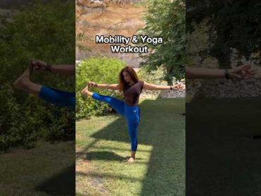 Outdoor Yoga 🧘🏻‍♀️ جربتوا تمارين اليوجا من قبل؟ كوتش بيان يوجا yoga nature yogalife