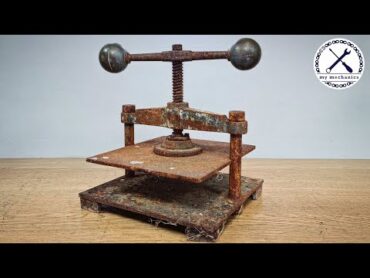 1895 German Book Press "Alexanderwerk"  Restoration