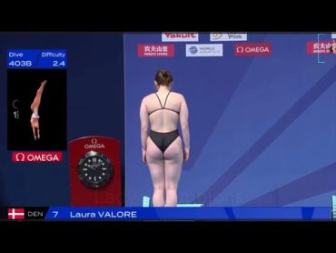 Laura VALORE  Danish Diver   Doha 2024  Women&39;s 1m Springboard