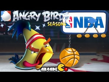 Angry Birds Seasons: NBA HAM Dunk Level 111 Walkthrough 3 Star