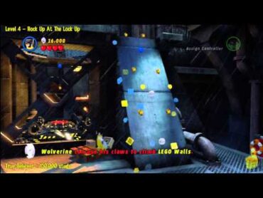 Lego Marvel Super Heroes: Level 4 Rock Up At The Lock Up  Story Walkthrough  HTG