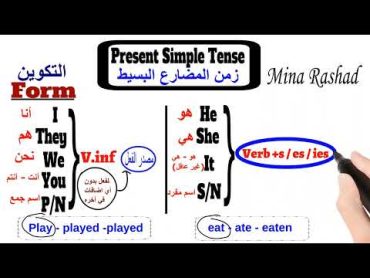 Present Simpleهتفهم لوحدك زمن المضارع البسيط في حياتنا اليومية