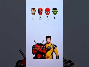 Guess the correct answer! Deadpool shorts deadpool deadpool3 wolverine youtubeshorts