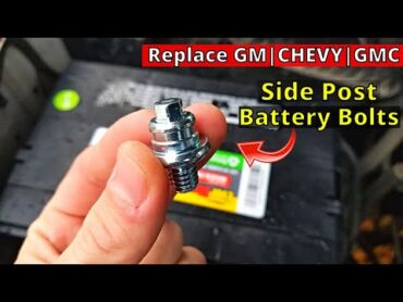 How To Replace Battery Side Post Terminal Bolts on GM  Chevy  Chevrolet Vehicles