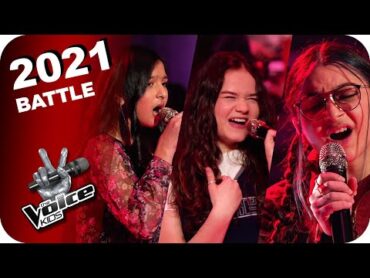 Tones And I  Dance Monkey (Viktoria/Vivienne/Aanvi)  The Voice Kids 2021  Battles