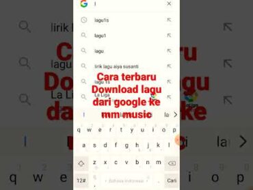 cara terbaru Download lagu dari google ke my music