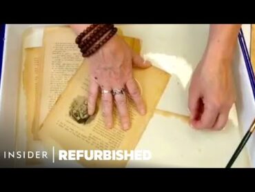 How 100YearOld Books Are Professionally Restored  Refurbished