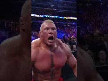 Brock Lesnar screams his own entrance music Short