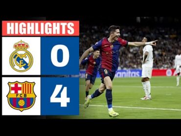 🔴 ريال مدريد vs برشلونة 4  0  أبرز المعالم  الدوري الإسباني 24/25