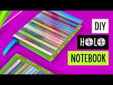 DIY HOLO NOTEBOOK! Holographic Casebound Hardcover Book  Sea Lemon