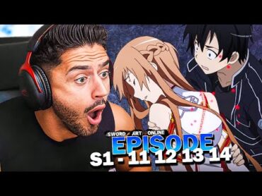 LA FIN DE SAO ???? SWORD ART ONLINE SAISON 1 EPISODE 11 12 13 14 REACTION FR