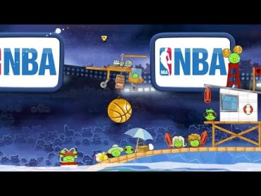 NBA Ham Dunk in Angry Birds Seasons!  Gameplay Trailer