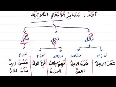 شرح ألفية ابن مالك  163  أبنية المصادر  مصادر الأفعال الثلاثية