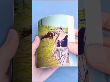 Girl walking  flipbook