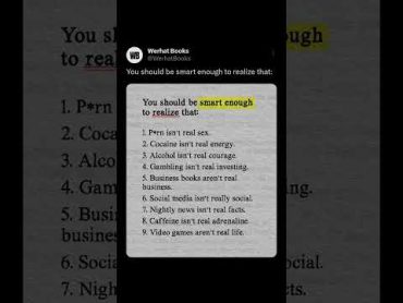 You should be smart enough to realize that:1. P*rn isn&39;t real sex.2. Cocaine isn&39;t real energy book