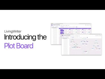 Plotting Your Books: Introducing the LivingWriter Plot Board