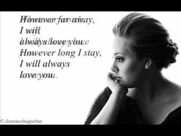 adele  lovesong with lyrics  HD .