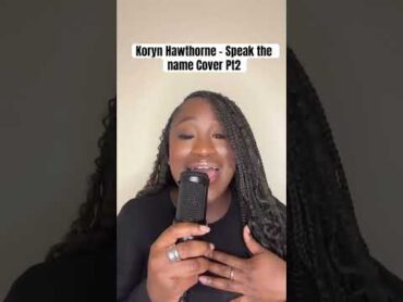 gospelsinger gospelrecordingartist singer songwriter musician jesus korynhawthorne cover