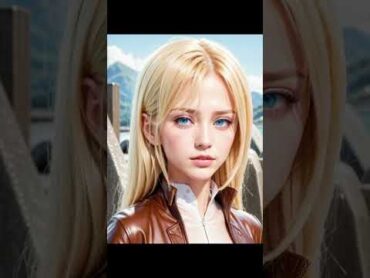 AI create realistic anime character : Attack on titan