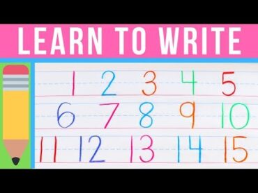 How to Write Numbers  Learn to Write with Chicka Chicka 123  Handwriting Practice for Kids