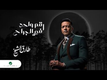 Tarek El Sheikh  Rakam Wahd Fel Grah  Lyrics Video 2023  طارق الشيخ   رقم واحد في الجراح