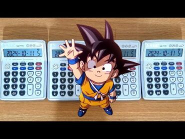 Dragon Ball DAIMA OP "Jaka Jaan" Calculator Cover / ドラゴンボールDAIMA OP 電卓演奏