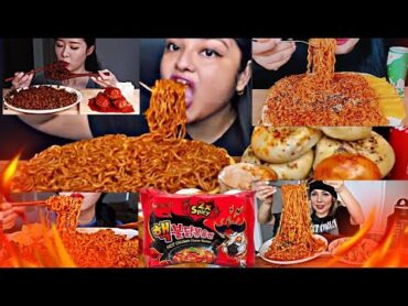 Compilation of videos of eating asmr sounds of eating mukbang تجميع اكل اسمر اصوات الأكل موكابانج 🍜