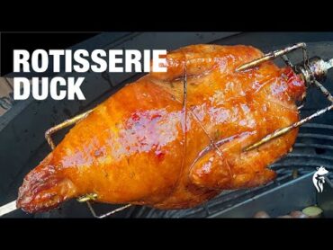 Rotisserie Duck With Orange Sauce on a Big Green Egg: 5 Secrets to Crispy Duck